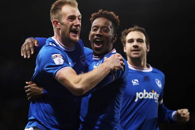 Pompey's goalscorer Matt Clarke. Picture: Joe Pepler/Digital South