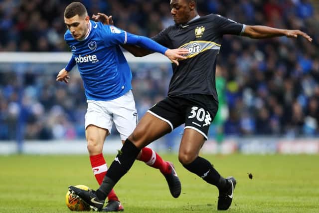 Pompey beat Bury 1-0 in their League One match at Fratton Park. Picture: Joe Pepler/Digital South