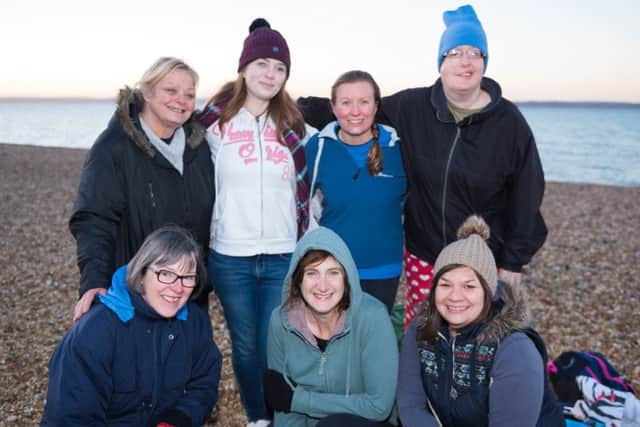 (Back, l-r) Nurses Linda Page and Laura Cleverley and doctors Becca Allan and Anne Hounsell, with (front, l-r) chaplain Carol Gully, doctor Katie Jerram and nurse Mellissa Bell             Picture: Vernon Nash