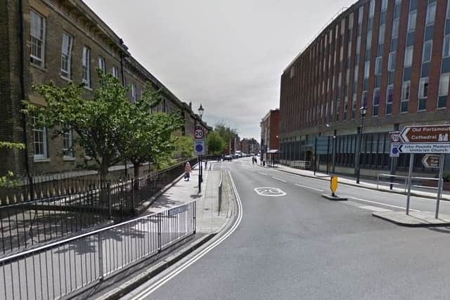 James was reported missing from the St Thomas area of Portsmouth. Picture: Google Maps