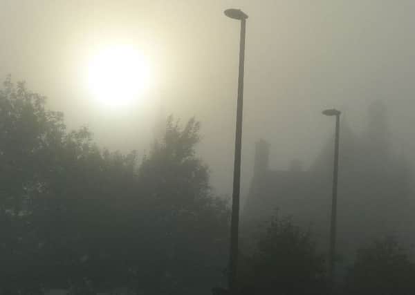 The fog warning is in place from 8pm tonight until midday tomorrow.