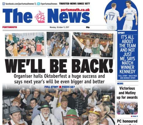 The second Portsmouth Oktoberfest was hailed a huge success