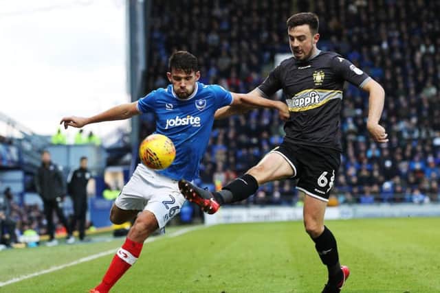 Gareth Evans was Alan Knigh'ts man of the match against Bury. Picture: Joe Pepler