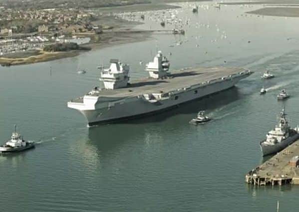 HMS Queen Elizabeth. Picture: Malcolm Wells