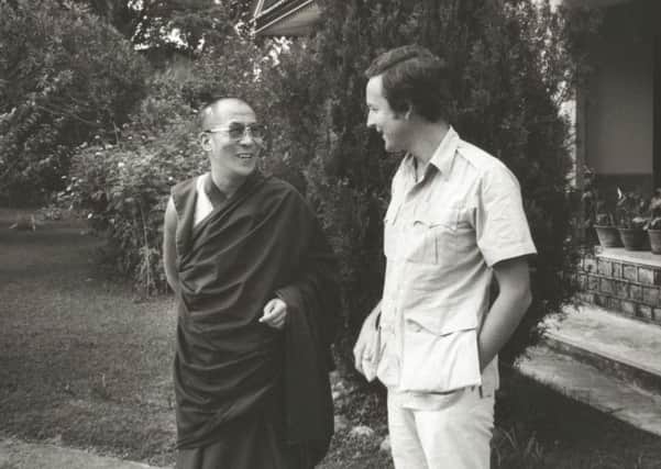 Trevor Fishlock with the Dalai Lama