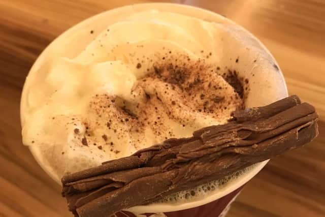 A hot chocolate from the Alpine Bar