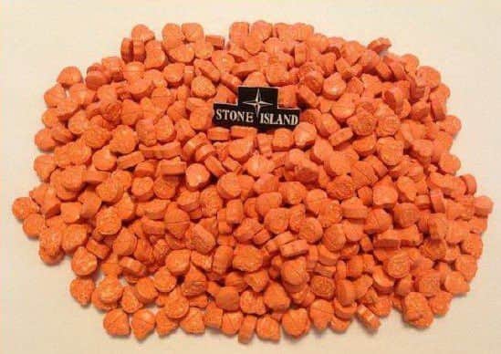 Ecstasy sold by Kurt Lailan on the dark web on his Stone Island vendor page