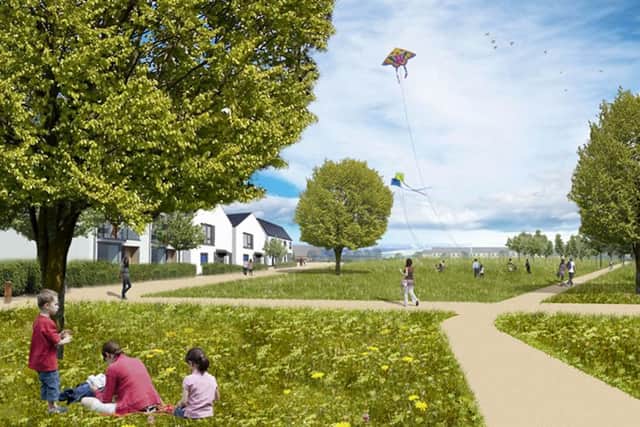 An artist's impression of the Welborne development