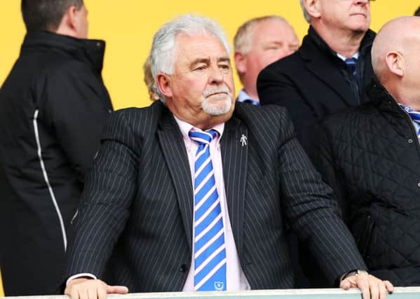 Iain McInnes during his time as Pompey chairman, prior to the Tornante takeover at Fratton Park this summer. Picture: Joe Pepler
