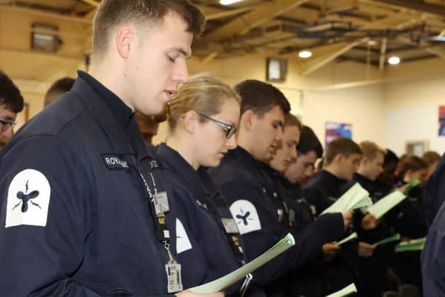 HMS Sultan's Christmas Carol Service and Junior Rates Christmas Dinner
