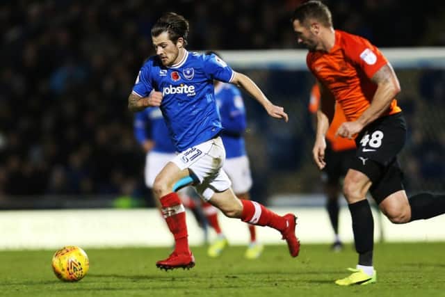Matty Kennedy in action against Southend. Picture: Joe Pepler