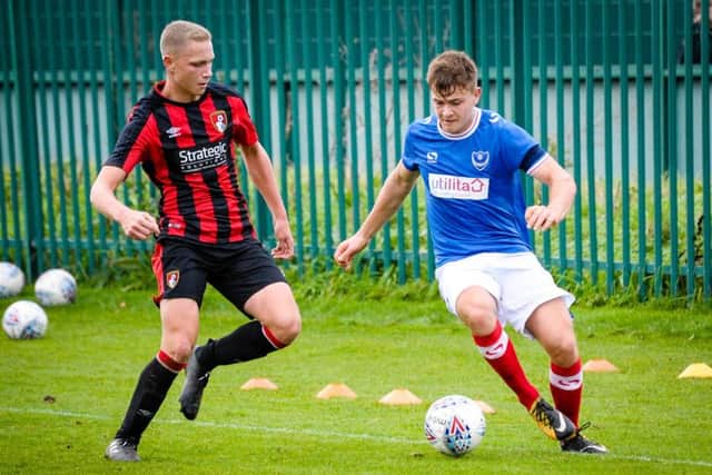Pompey Academy striker Matt Mayes. Picture: Colin Farmery