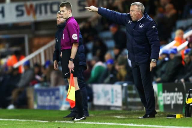 Pompey boss Kenny Jackett. Picture: Joe Pepler