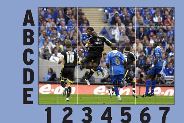 Can you guess where the ball is in this picture?