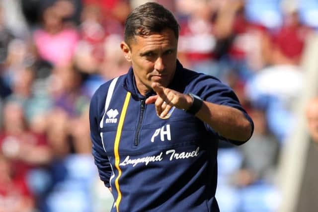 Shrewsbury boss Paul Hurst. Picture: Sharon Lucey