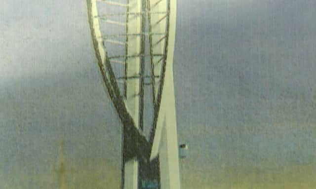 The tower with freefall and panoramic lifts