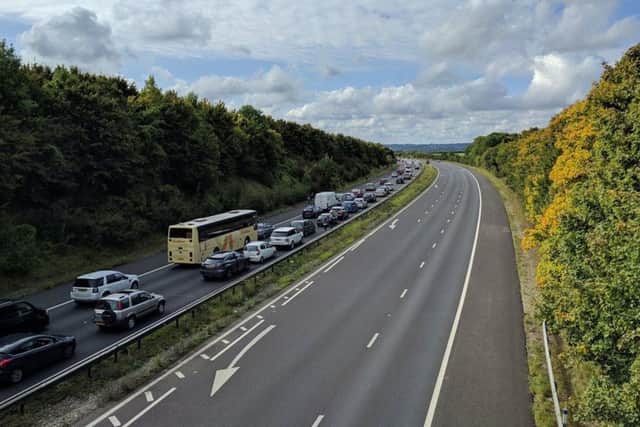Traffic on the M3. Picture: Jonathon Marks