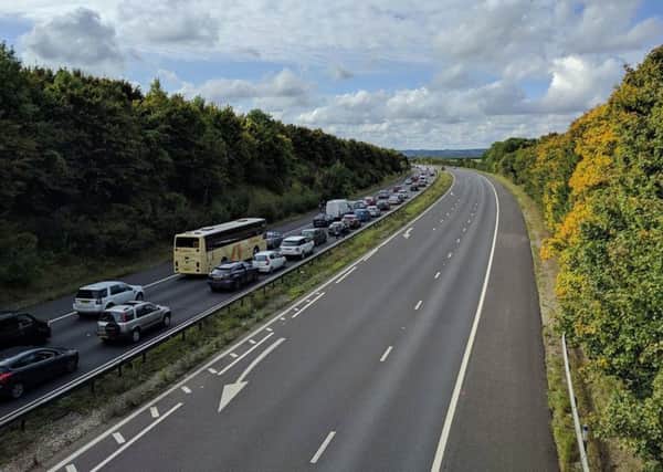 Traffic on the M3. Picture: Jonathon Marks