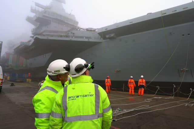 The Prince of Wales
floats out