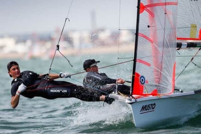 Billy Vennis-Ozanne at the UK at the Youth Sailing World Championships in China