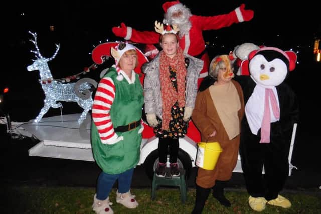 The Gosportarians' Christmas sleigh. Picture: Malcolm Dent