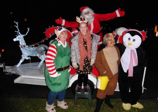 The Gosportarians' Christmas sleigh. Picture: Malcolm Dent