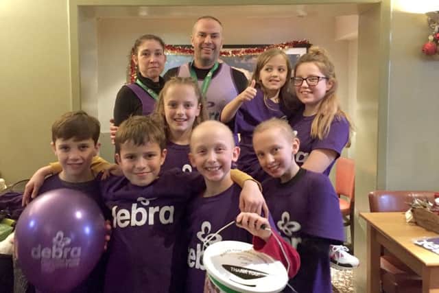 Dave Rodrigues with family and friends including Grace and Freddie Fincham
Picture: Millie Salkeld