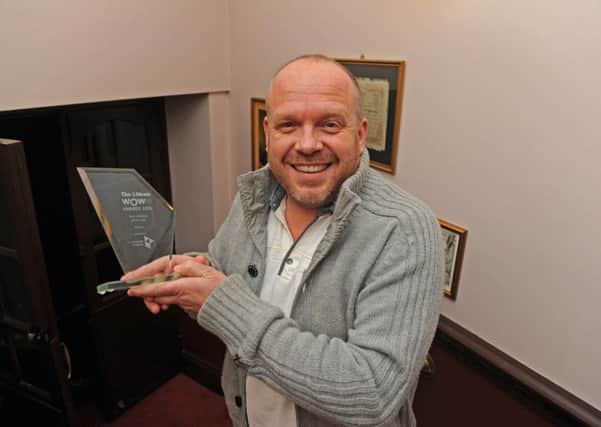 Two-times Best Comedy winner James Alderson at a previous awards night.