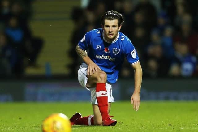 Matty Kennedy returns for Pompey at Shrewsbury.