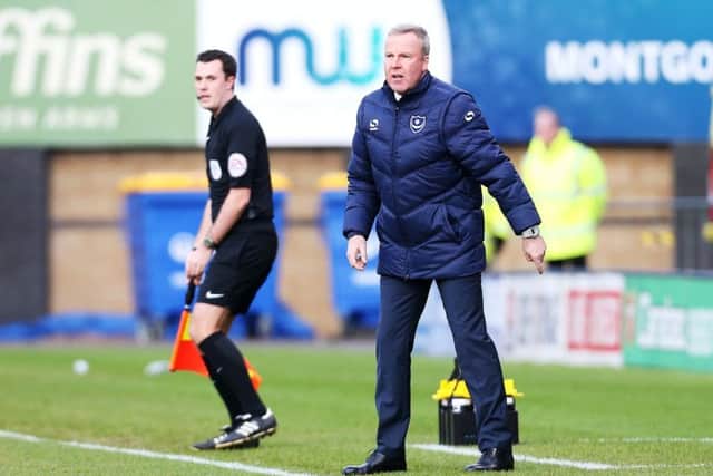 Pompey boss Kenny Jackett. Picture: Joe Pepler