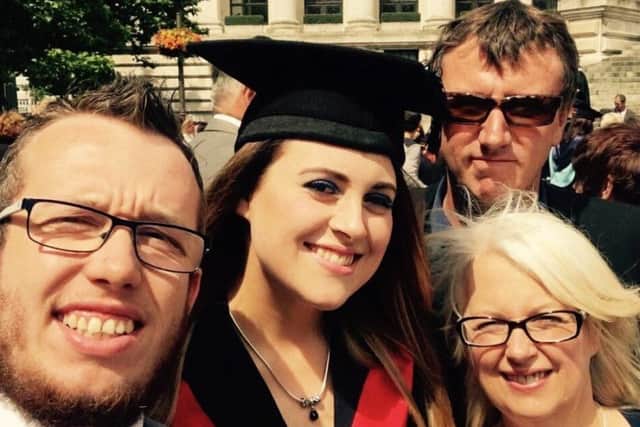 Dani Houghton graduating after losing weight