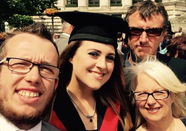 Dani Houghton graduating after losing weight