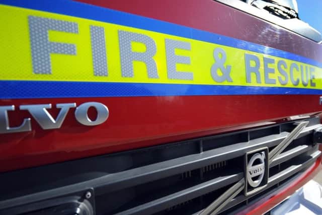 Fire services were called to the scene