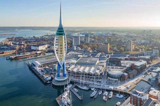 Go up the Spinnaker Tower for half price
