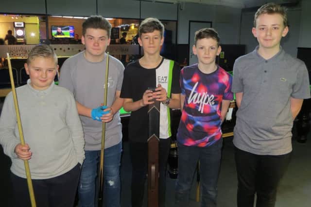 Samuel Laxton, Dean Russell, Zak Truscott, Harry Wilson and Jamie Wilson. Picture: Tim Dunkley