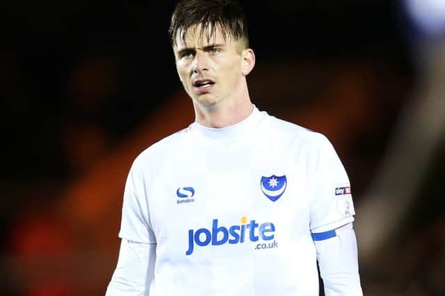Pompey forward Oli Hawkins