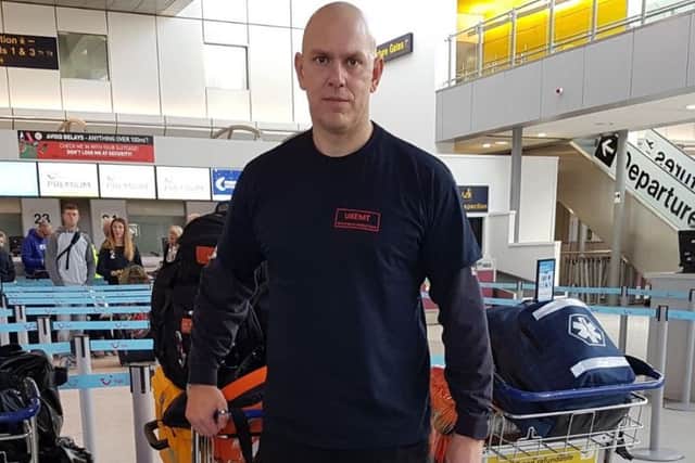 Hampshire firefighter Simon Forster will be joining the aid effort in Bangladesh to combat a deadly outbreak of diphtheriaPhoto: Hampshire Fire and Rescue Service