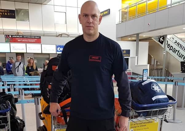 Hampshire firefighter Simon Forster will be joining the aid effort in Bangladesh to combat a deadly outbreak of diphtheria
Photo: Hampshire Fire and Rescue Service