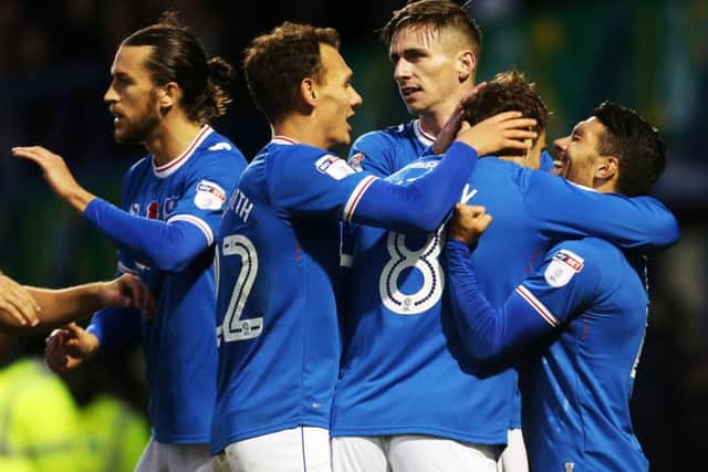 Pompey's team spirit is in rude health. Picture: Joe Pepler