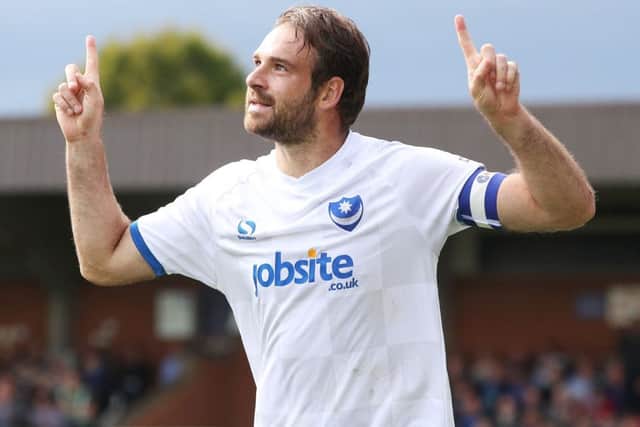 Brett Pitman's arrival gave the Pompey squad and Fratton faithful a boost in the summer. Picture: Joe Pepler