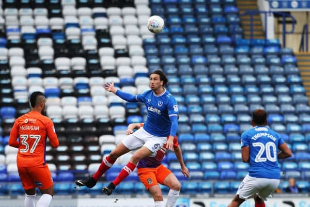 Christian Burgess in action against Northampton Town in the Checkatrade Trophy. Picture: Joe Pepler