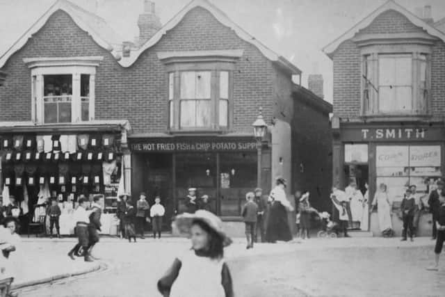 Children play on a traffic-free street junction somewhere in Portsmouth. But where is it?