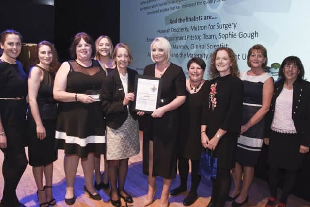 The Maternity Assessment Unit were winners at the PHT Best People Awards