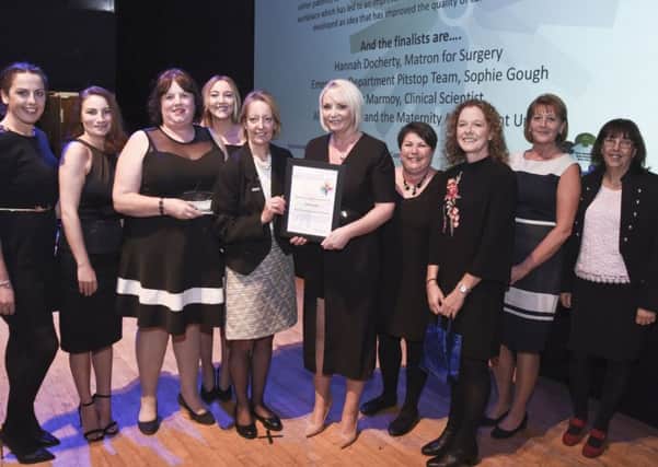The Maternity Assessment Unit were winners at the PHT Best People Awards