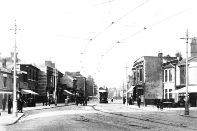 Commercial Road, Portsmouth at Mile End.
Picture: Barry Cox collection PPP-171221-141204001