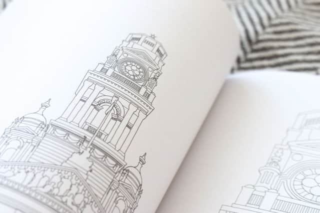 One of the designs in The Portsmouth and Southsea Colouring Book. Picture: Sarah Fisher