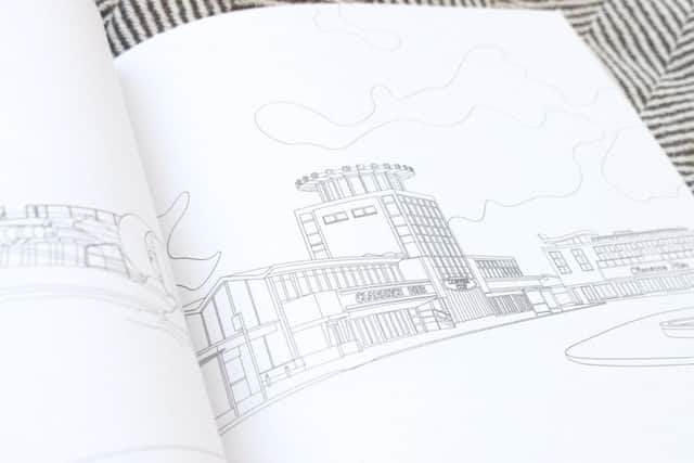 One of the designs in The Portsmouth and Southsea Colouring Book. Picture: Sarah Fisher