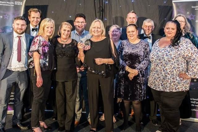 The Hollybank Team, in Havant, won an award at the Southern Health staff Star Awards held in December