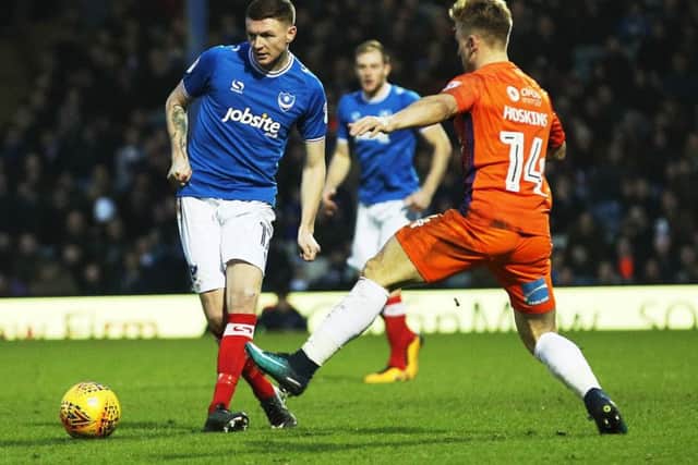 Dion Donohue returned to the Pompey starting XI for Saturday's visit of Northampton