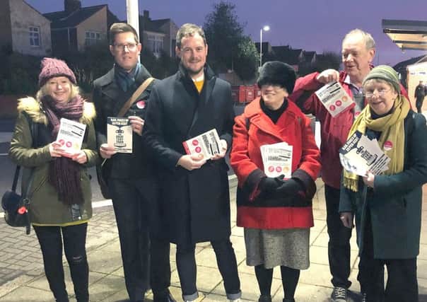 Stephen Morgan, Member of Parliament for Portsmouth South, joined campaigners across the citys train stations to listen to commuter concerns over the hike in rail fares and reliability of local services